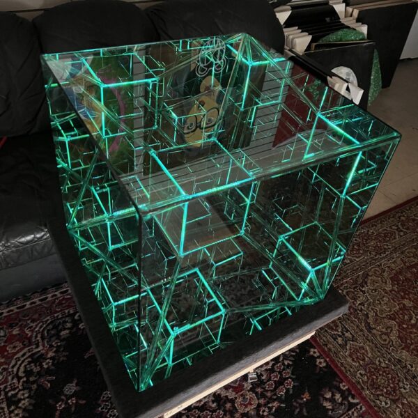 Tesseract Hypercube Art Sculpture 9" - Made to Order - One in Stock! - Image 3
