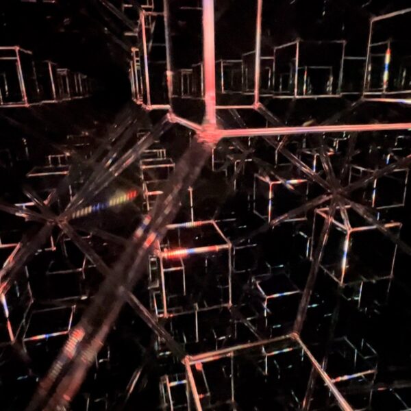 Tesseract Hypercube Art Sculpture 9" - Made to Order - One in Stock!