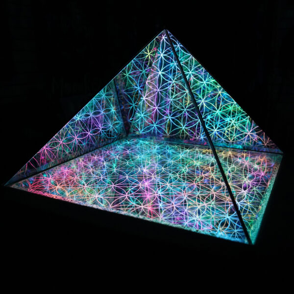 Ascension Infinity Mirror Art Sculpture
