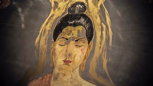 Benevolence Buddha Painted Mirror Art