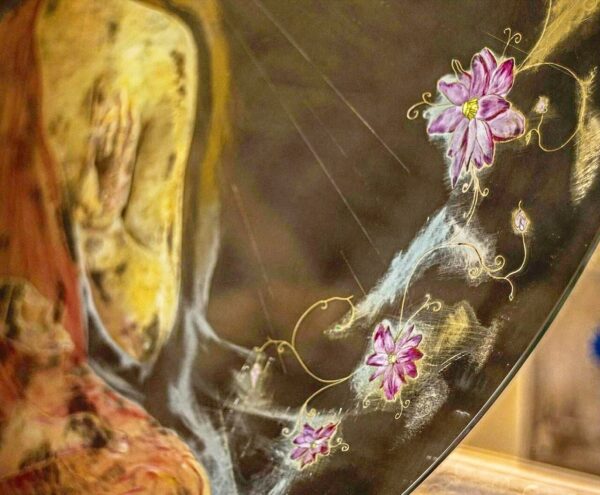 Benevolence Buddha Painted Mirror Art - Image 2