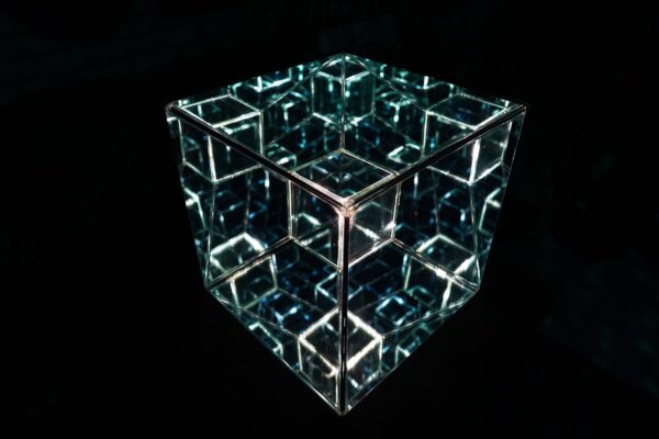 Tesseract Hypercube Art Sculpture 6" - Image 3