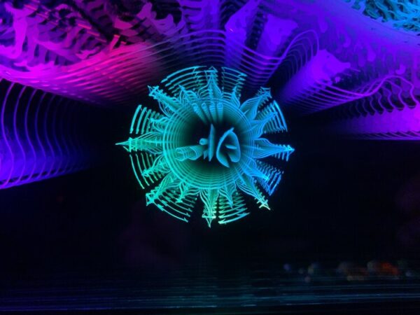 Octopus LED Infinity Mirror Wall Art - Image 2