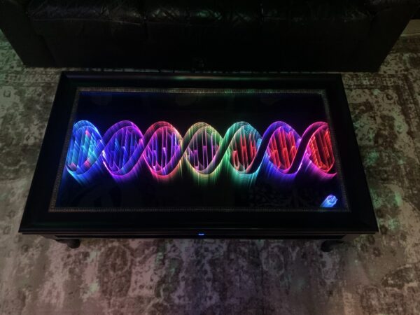 DNA Infinity Mirror LED Coffee Table - Image 7