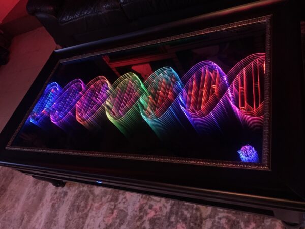DNA Infinity Mirror LED Coffee Table