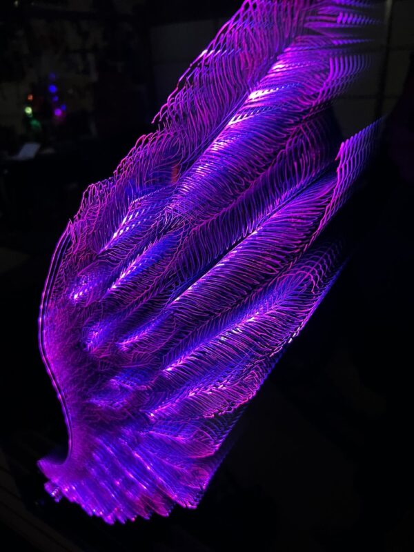 Angel Wing Magic LED Infinity Mirror wall Art by Nicky Alice - Image 3