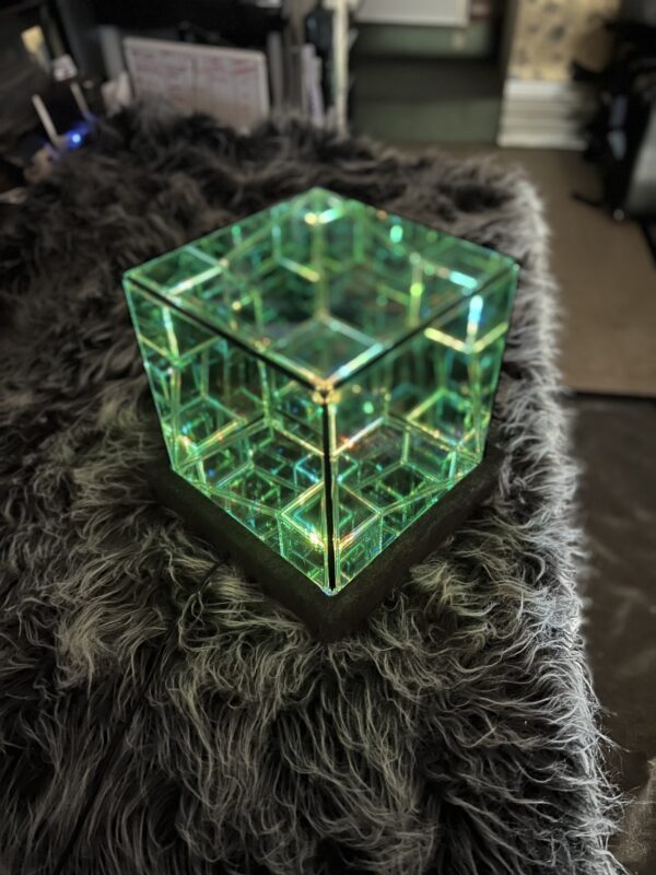 Tesseract Hypercube Art Sculpture 6"