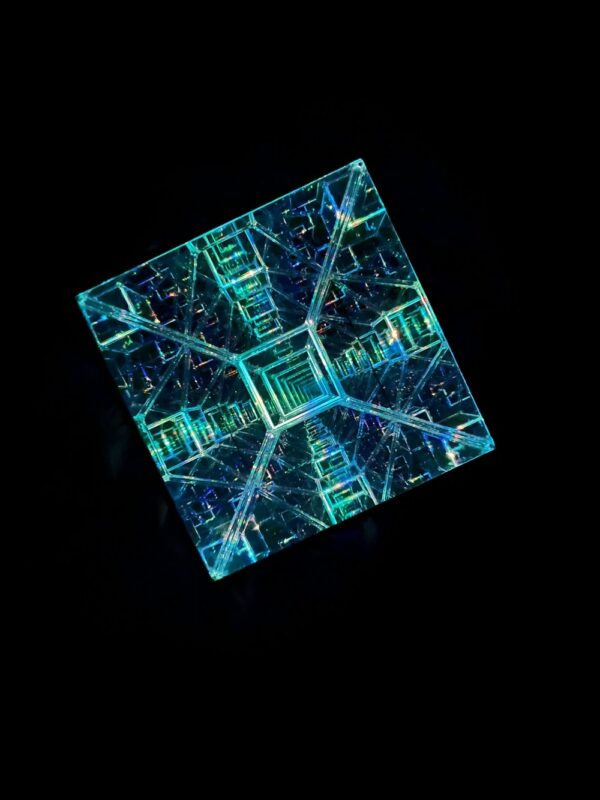Tesseract Hypercube Art Sculpture 9" - Made to Order - One in Stock! - Image 8