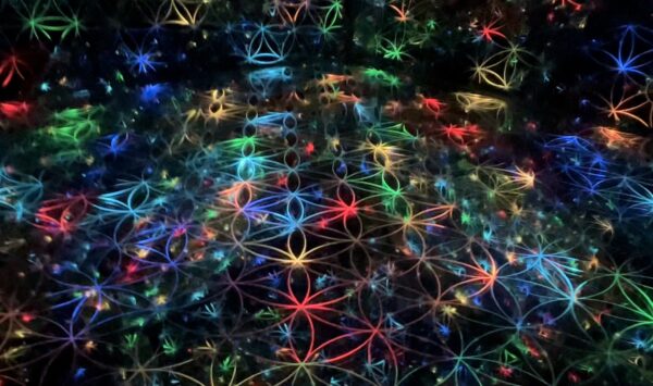Pentagonal Pyramid Infinity Mirror Sculpture by Nicky Alice - Image 8