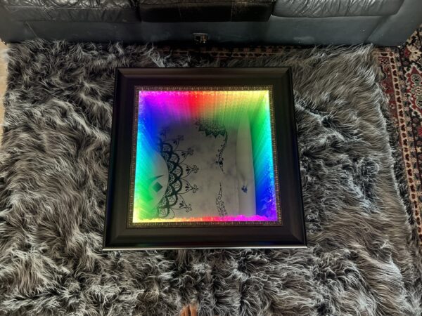 Quartz Crystal Infinity Mirror Coffee Table - Image 6