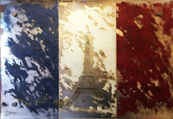 Paris in the 20's Painted Mirror Art