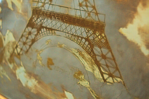 Paris in the 20's Painted Mirror Art - Image 6