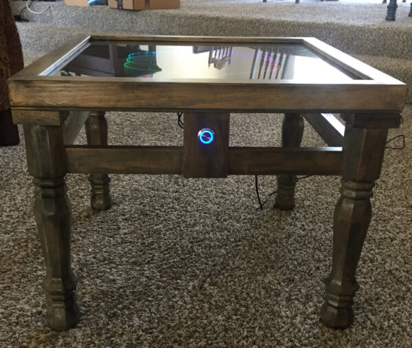 Flower of Life LED Infinity Mirror Table - Image 2
