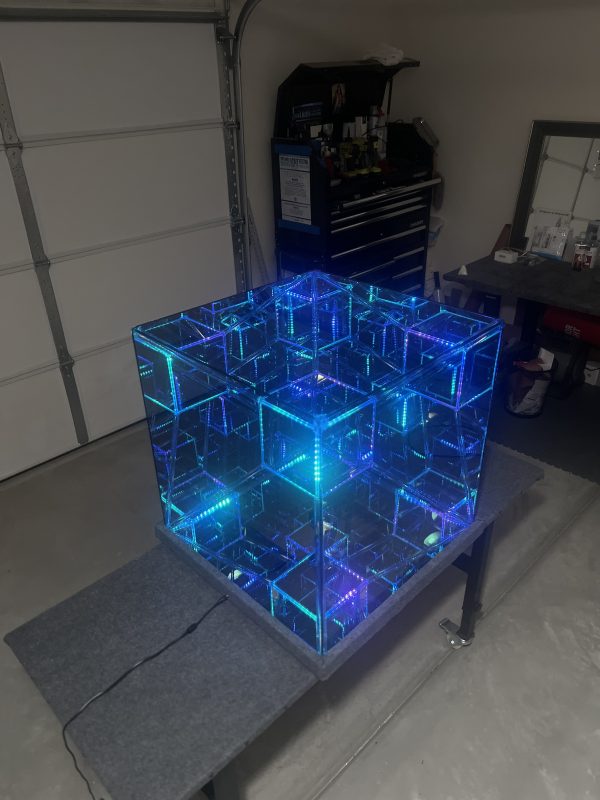 Tesseract Hypercube Art Sculpture 27" - Made to Order - Image 7